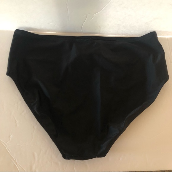 New Gottex Tankini Swim Bottom Black Swimsuit Bottom Sz 14 - Picture 2 of 6